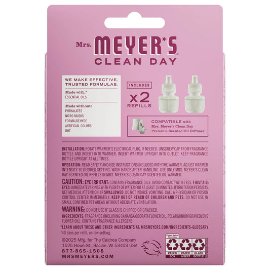 Peony Plug In Scented Oil Refill, 2-Pack